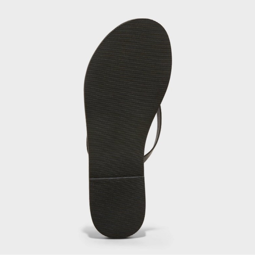 Women’s Cali Flip Flop Sandals - Shade & Shore - Black - Size 10 - Picture 4 of 5